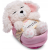 NICI Green Alvó Pudli plüsskutyus kosárban 12 cm (NICI 49749)