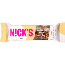 Nick's vegán mandulás szelet 40g csokoládé és édesség