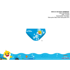 Nickelodeon Baby shark baba fürdő alsó kisfiúknak gyerek fürdőruha
