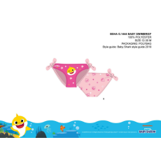 Nickelodeon Baby Shark baba fürdőruha alsó kislányoknak