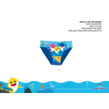 Nickelodeon Baby Shark fürdő alsó kisfiúknak - középkék - 116 gyerek fürdőruha