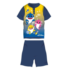 Nickelodeon Baby Shark nyári rövid ujjú gyerek pizsama - pamut jersey pizsama