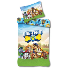 Nickelodeon Mancs Őrjárat One Team ágyneműhuzat 140×200cm, 70×90 cm Nr26 lakástextília