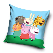 Nickelodeon Peppa malac Friends velúr párnahuzat 40x40 cm Nr2 lakástextília