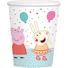 Nickelodeon Peppa malac papír pohár 8 DARABOS 250 ml party kellék