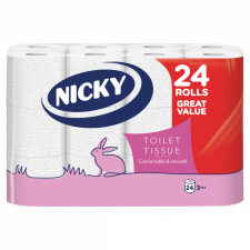 Nicky toalettpapír 3 rétegű 24 tekercses higiéniai papíráru