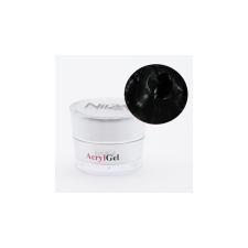 NiiZA AcrylGel - Black 15g lakk zselé