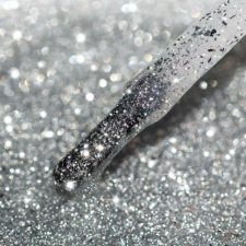 NiiZA Top Silver Glitter 7ml - Hemafree lakk zselé