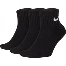 Nike 3 pár Nike Everyday párnázott bokazokni készlet, fekete, 34-38