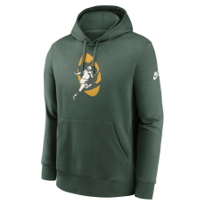 Nike club fleece pullover hoodie - nfl green bay packers pulóver férfi zöld xxl