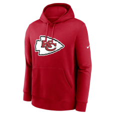 Nike club fleece pullover hoodie - nfl kansas city chiefs pulóver férfi piros xxl