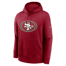 Nike club fleece pullover hoodie - nfl san francisco 49ers pulóver férfi piros xxl férfi pulóver, kardigán