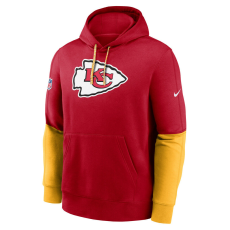Nike club hoodie team issue - nfl kansas city chiefs pulóver férfi piros xxl