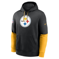 Nike club hoodie team issue - nfl pittsburgh steelers pulóver férfi fekete m