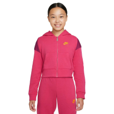 Nike G Nsw Air Ft Fz kapucnis pulóver DM8386666 gyerek Rózsaszín XS