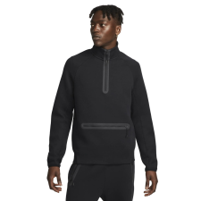 Nike Pulóver Nike Tech Fleece Hz Top FB7998010 férfi fekete S férfi pulóver, kardigán