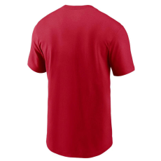 Nike ss essential cotton t-shirt - nfl kansas city chiefs póló férfi piros s