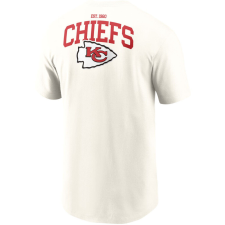 Nike ss essential cotton tee - nfl kansas city chiefs póló férfi fehér s férfi póló