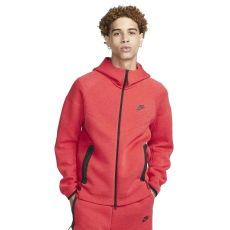 Nike Tch Flc Fz Wr kapucnis pulóver FB7921672 Férfi Piros L