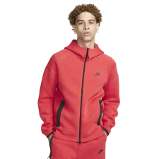 Nike Tch Flc Fz Wr kapucnis pulóver FB7921672 Férfi Piros M férfi pulóver, kardigán