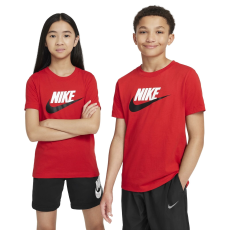 Nike Tee Futura Hbr FZ5178657 Kids Red S póló