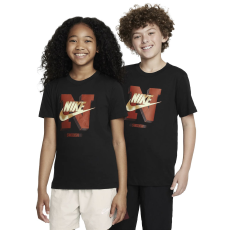 Nike Tee Futura Hbr Ssnl FZ5125010 gyerek fekete póló