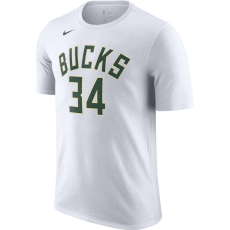 Nike x nba giannis antetokounmpo milwaukee bucks essentials tee póló férfi fehér l