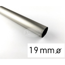 Nikkel-matt színű fém karnisrúd 19 mm átmérőjű karnis, függönyrúd