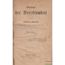  Nikolaus Schleiniger - Grundzüge der Beredsamkeit idegen nyelvű könyv