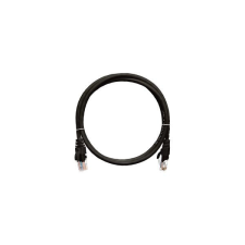 Nikomax CAT6a S-FTP Patch Cable 0,5m Black kábel és adapter