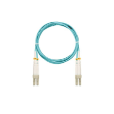 Nikomax OM3 Száloptikás Kábel 1m Blue kábel és adapter