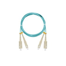 Nikomax OM3 Száloptikás Kábel 5m Blue kábel és adapter