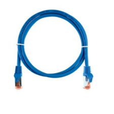 Nikomax Patch kábel S/FTP CAT6a LSOH, Essential Series, 3m, kék (NMC-PC4SA55B-ES-030-C-BL) kábel és adapter
