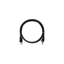 Nikomax patch kábel s/ftp, cat6a, pvc, 15m, fekete nmc-pc4sa55b-150-bk kábel és adapter