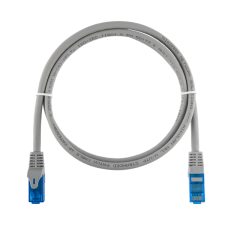 Nikomax patch kábel s/ftp cat6a, pvc, 1m, szürke nmc-pc4sa55b-010-gy kábel és adapter