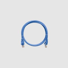 Nikomax Patch kábel UTP, CAT5e, LSZH, 1m, kék kábel és adapter