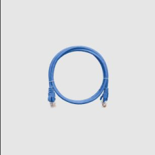Nikomax Patch kábel UTP, CAT5e, LSZH, 3m, kék (NMC-PC4UD55B-030-C-BL) kábel és adapter