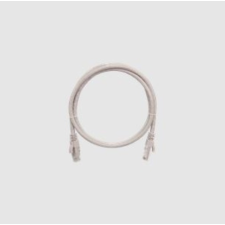 Nikomax Patch kábel UTP CAT6 LSOH, 3m, szürke kábel és adapter