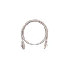 Nikomax patch kábel UTP, Cat6 ,LSOH , 3m ,szürke kábel és adapter