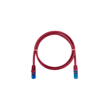 Nikomax Patch kábel UTP, CAT6, LSZH, Essential Series,   2m, piros kábel és adapter