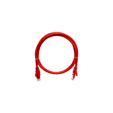 Nikomax patch kábel utp, cat6, pvc, 10m, piros nmc-pc4ue55b-100-rd kábel és adapter
