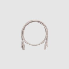 Nikomax Patch kábel UTP, CAT6, PVC, 1m, szürke kábel és adapter