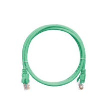 Nikomax patch kábel UTP, CAT6, PVC, 1m, zöld (NMC-PC4UE55B-010-GN) kábel és adapter