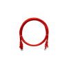 Nikomax S/FTP CAT6a Patch kábel 15m - Piros