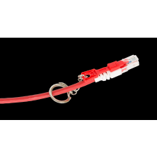Nikomax UTP CAT6 Patch kábel 1m Piros kábel és adapter