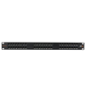 Nikomax UTP patch panel cat.6 48 port 1U (NMC-RP48UE2-1U-BK ) (NMC-RP48UE2-1U-BK)