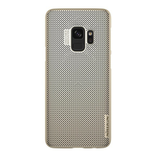 Nillkin AIR műanyag telefonvédő (gumírozott, lyukacsos) ARANY [Samsung Galaxy S9 (SM-G960)] tok és táska
