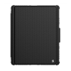 Nillkin Apple Ipad Pro 12.9 (2022)  billentyűzetes defender tok (qwerty, angol nyelvű, ceruza tartó, méhsejt) fekete