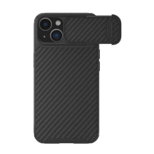 Nillkin Apple iPhone 14 Plus, Nillkin Synthetic Fiber S műanyag mobiltok, Kameravédelem, Camshi tok és táska