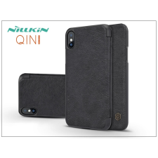 Nillkin Apple iPhone X oldalra nyíló flipes tok - Nillkin Qin - fekete tok és táska